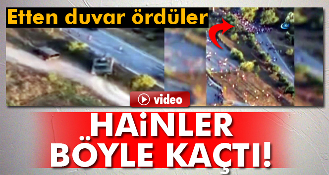 Etten duvar ören vatandaşlar hainleri böyle püskürttü