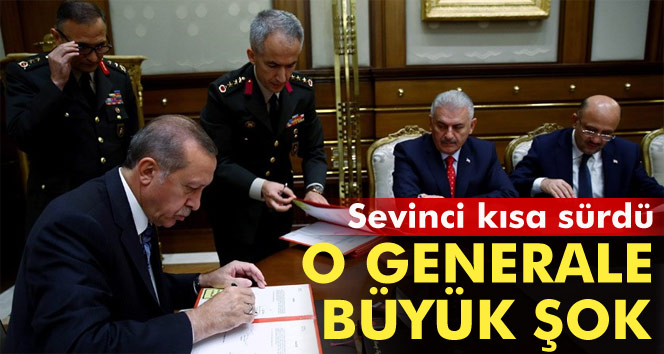 Astsubaylıktan gelen tuğgenerale şok haber! Sevinci kısa sürdü
