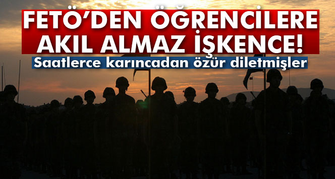 Saatlerce karıncadan özür diletmişler
