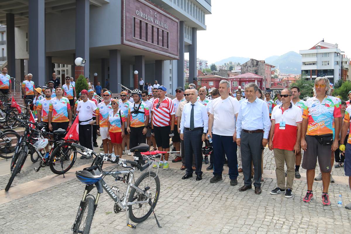 II.Karadeniz Bisiklet Festivali Başladı