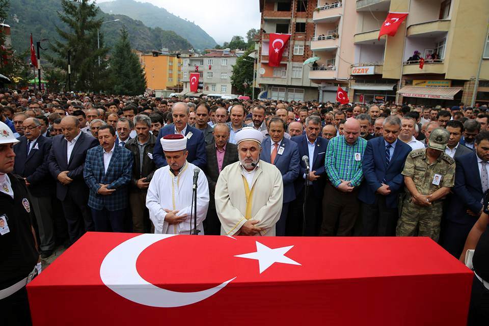  Ordu Şehidini Gözyaşlarıyla Uğurladı