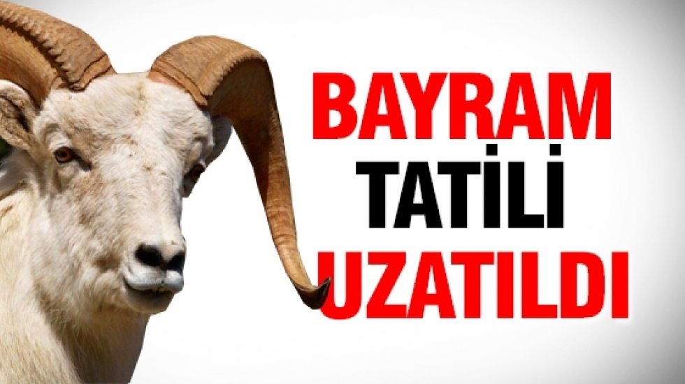 Kurban Bayramı tatili 9 gün