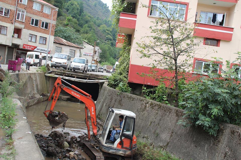 Sağsıağzı Deresinde Temizlik Çalışması Yapıldı