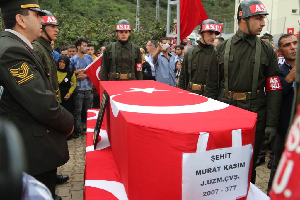 Şehit J.Uzm. Çvş. Murat Kasım’ı Ebediyete Uğurladık 