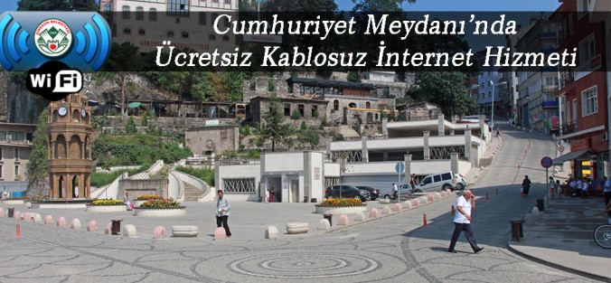 Cumhuriyet Meydanı’nda Kablosuz İnternet Hizmeti