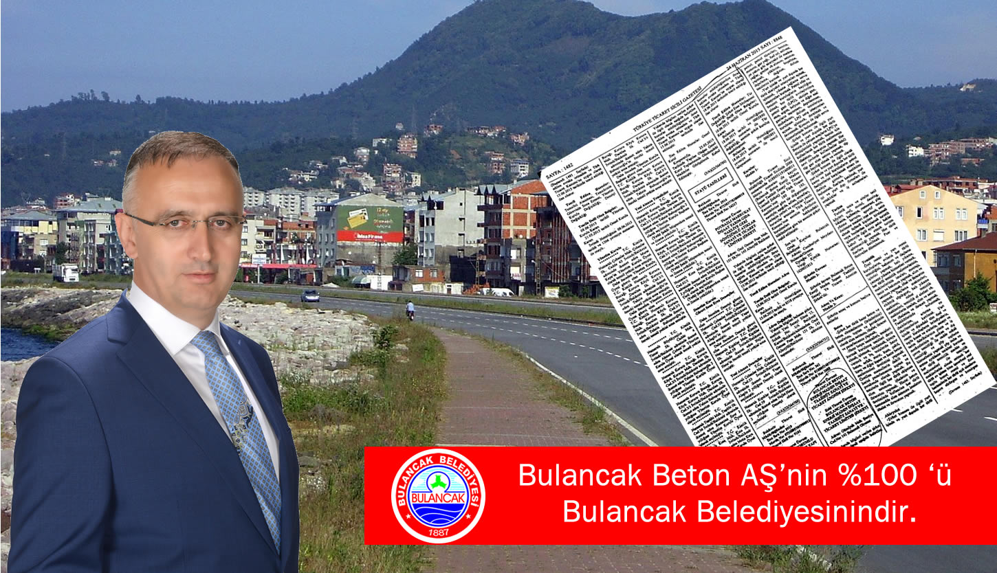 Başkan Yakar'dan "Bulancak Beton AŞ ile ilgili Basın Açıklaması!"