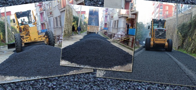 Belediye Asfalt Çalışmalarını Sürdürüyor