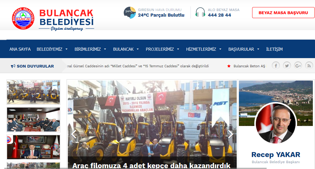 Bulancak Belediyesi artık daha interaktif