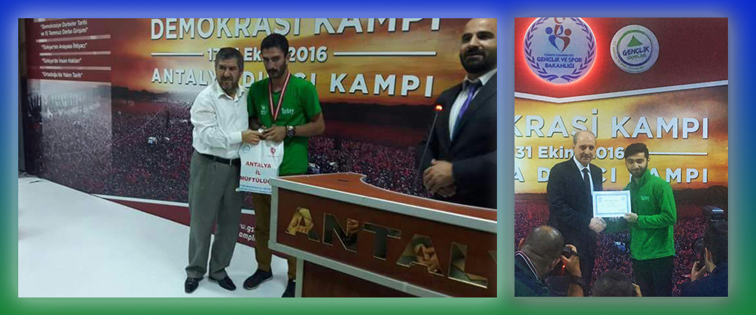 Demokrasi Kampı’ndan Ödülle Döndüler 