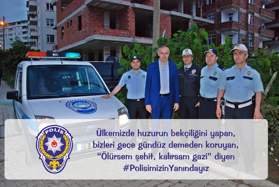 Başkan Yakar, "Polisimin Yanındayım"