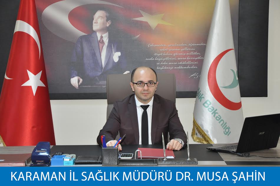 Giresunlu Dr.Musa Şahin Karaman İl Sağlık Müdürü Oldu