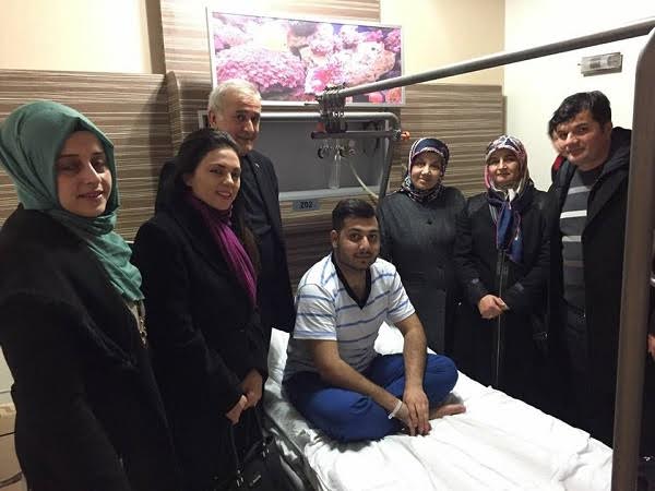 Mehmet Kuğu’dan Gazilere Geçmiş Olsun Ziyareti