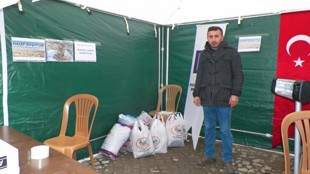 Doğankent Belediyesi Halep'e Yardım Kampanyası Başlattı 