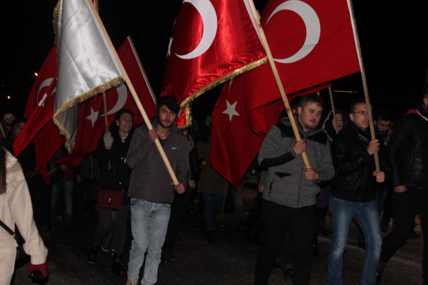 Teröre Lanet Yürüyüşü