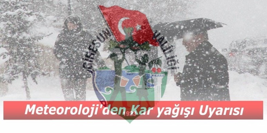 Doğu Karadeniz'de Yoğun Kar Yağışları Bekleniyor!