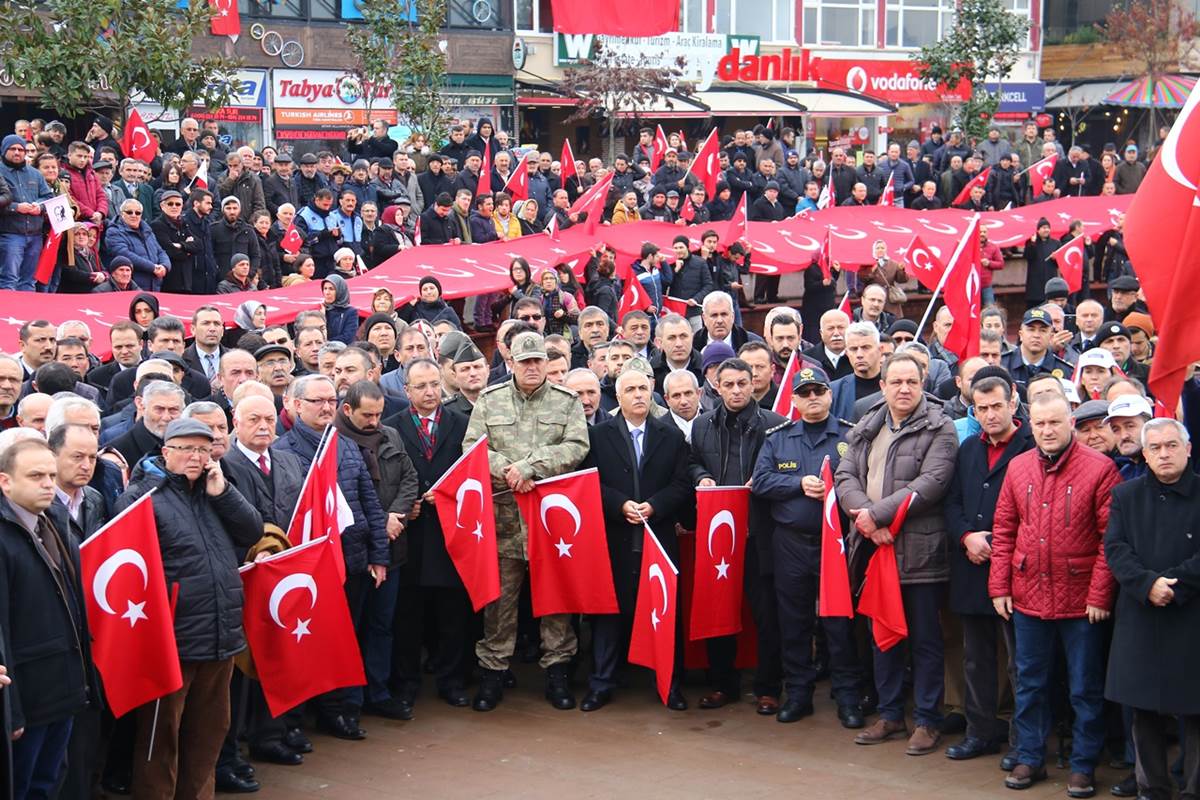 Giresun Teröre Karşı Tek YÜREK Oldu