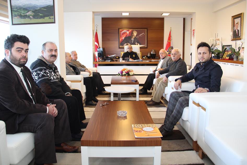 Kent Konseyinden Emniyet ve Jandarmaya Taziye Ziyareti