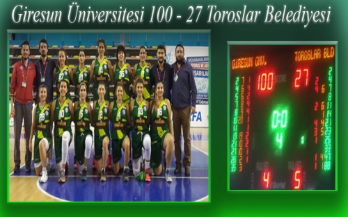 Giresun Üniversitesi Yenilmezliğini Sürdürüyor