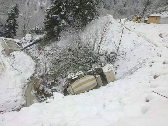 Bulancak Tandır köyünde kaza