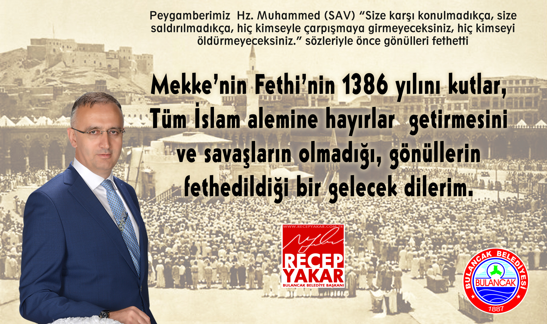 Başkan Yakar’dan Mekke’nin Fethi Mesajı