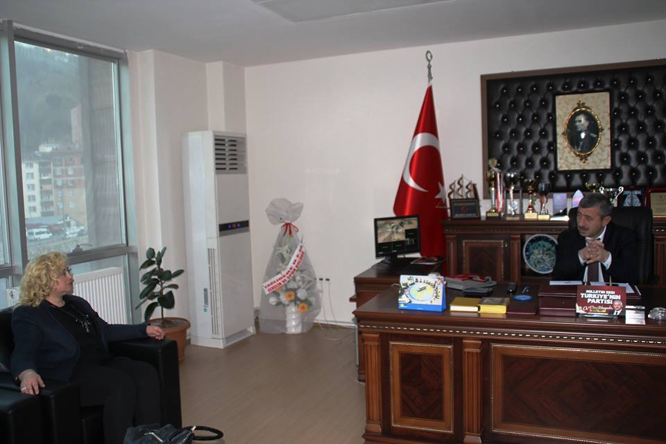 Kaymakam Doğru Başkan Kırhasanoğlunu Ziyaret Etti
