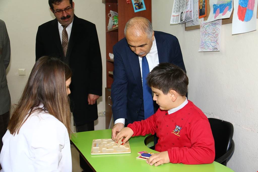 Şehit İsmail Bay Özel Eğitim Uygulama Merkezinde inceleme