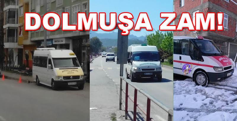 Dolmuş Fiyatlarına Zam