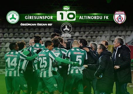 Giresunspor: 1 - Altınordu: 0