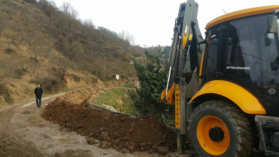 Bulancak Uçarlı Mahallesi Su Şebekesi Yenileniyor