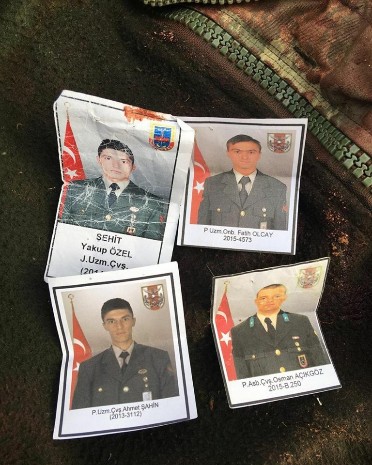 Şehidin Cebinden Şehitlerin Fotoğrafı Çıktı