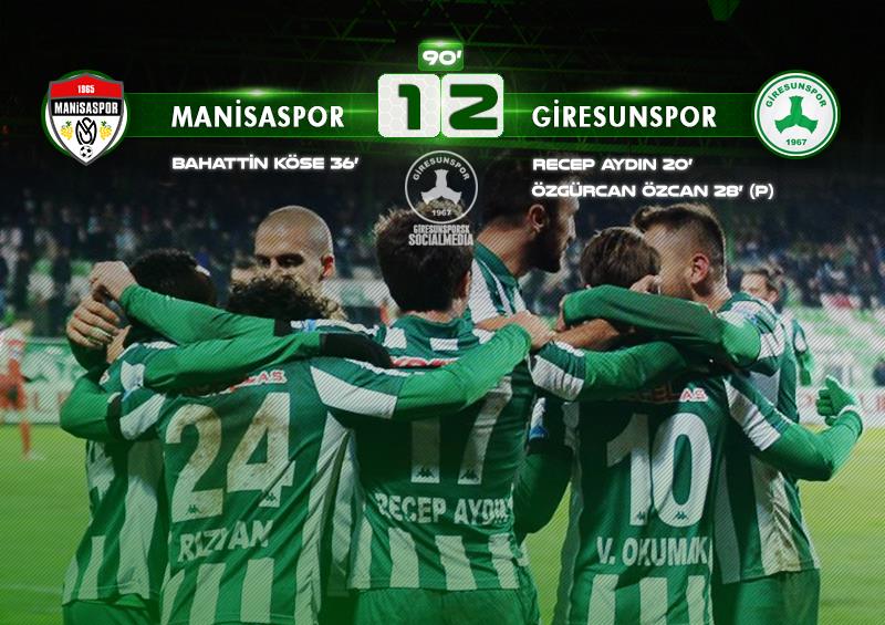 Manisaspor 1-2 Giresunspor