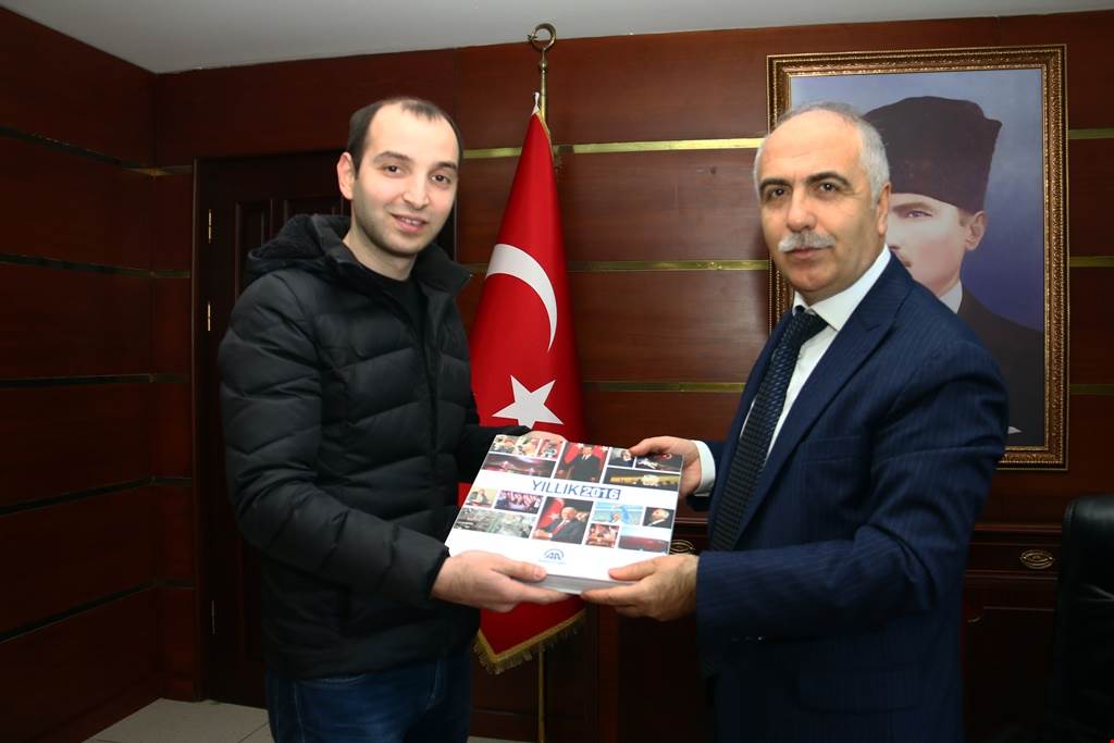 Anadolu Ajansı’ndan Sayın Valimize 2016 Yıllığı 