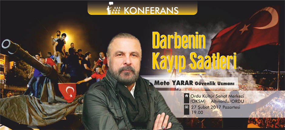 Mete Yarar 15 Temmuz’u Anlatacak