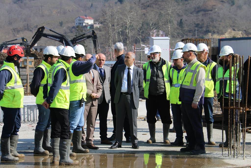 Çotanak Arena İnşaatına Sıkı Takip