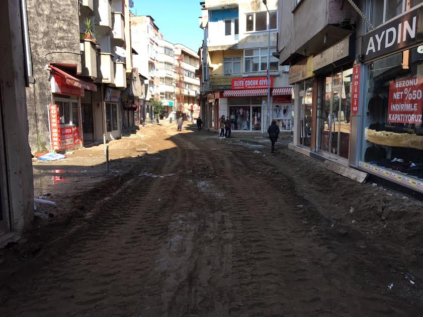 Bulancak Hükumet Caddesi yenileniyor