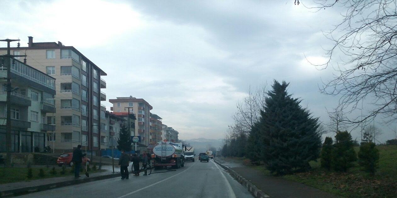 Bulancak'ta Bahar temizliği başladı.