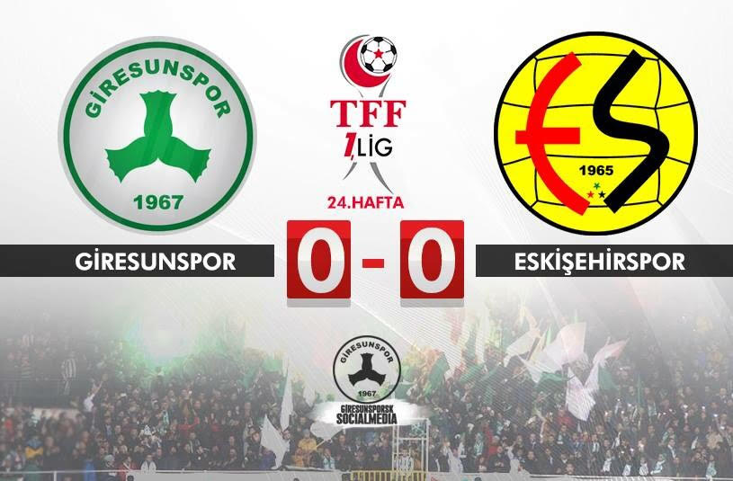 Giresunspor 0-0 Eskişehirspor