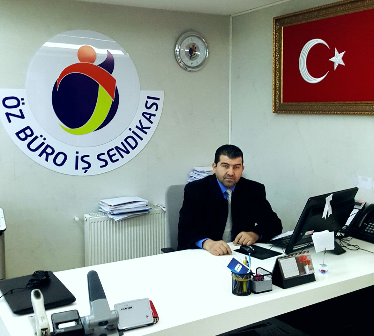 Öz Büro İş Sendikası Basın açıklaması