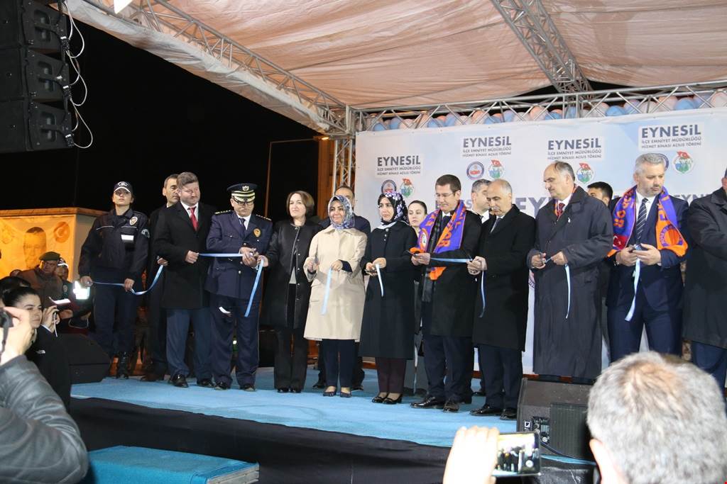 Eynesil İlçe Emniyet Müdürlüğünün Resmi Açılışı Yapıldı