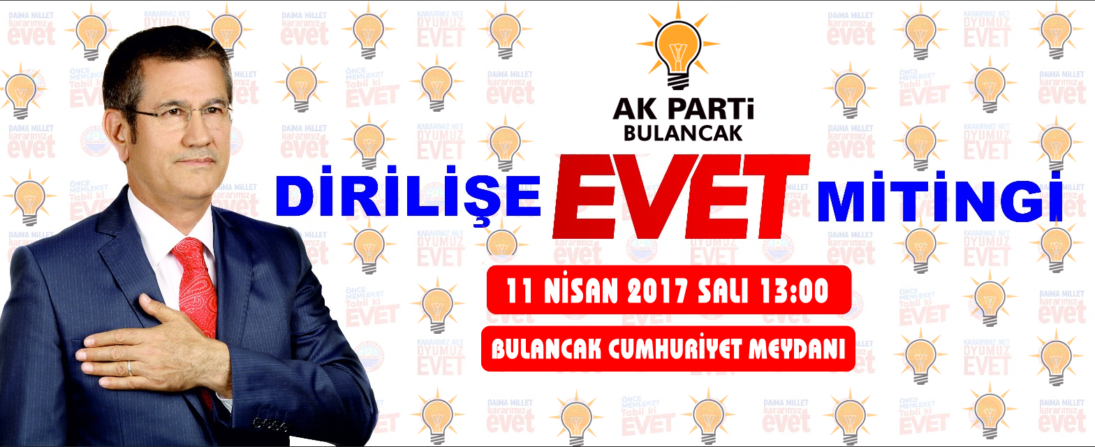 Yakar; Başbakan Yardımcımız Bulancak'a geliyor.