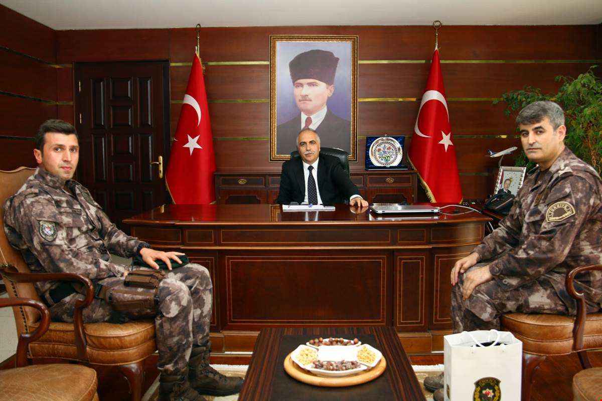 Vali Karahan’a, Özel Harekât Daire Başkan Yardımcısından Ziyaret