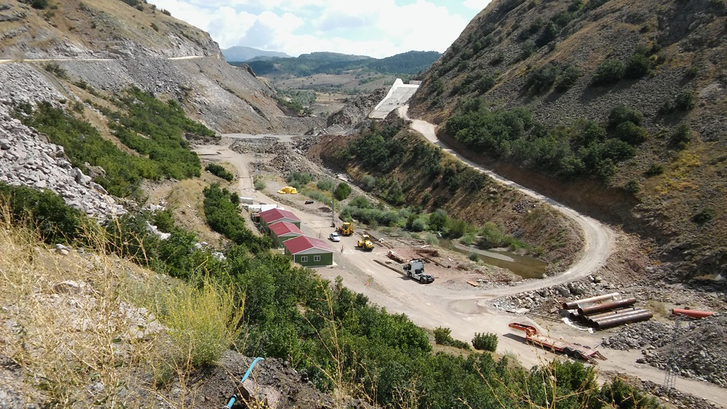 Giresun Alucra Barajı’nda Çalışmalar Devam Ediyor…