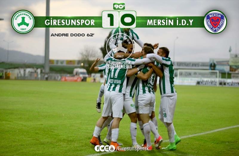 Giresunspor 1-0 Mersin İdman Yurdu