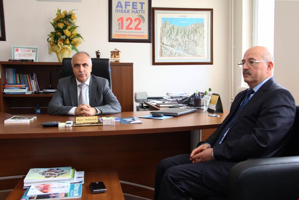 AFAD Müdürü Halil Topatan’a Taziye Ziyareti