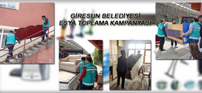 Eşya Toplama Kampanyası devam ediyor.