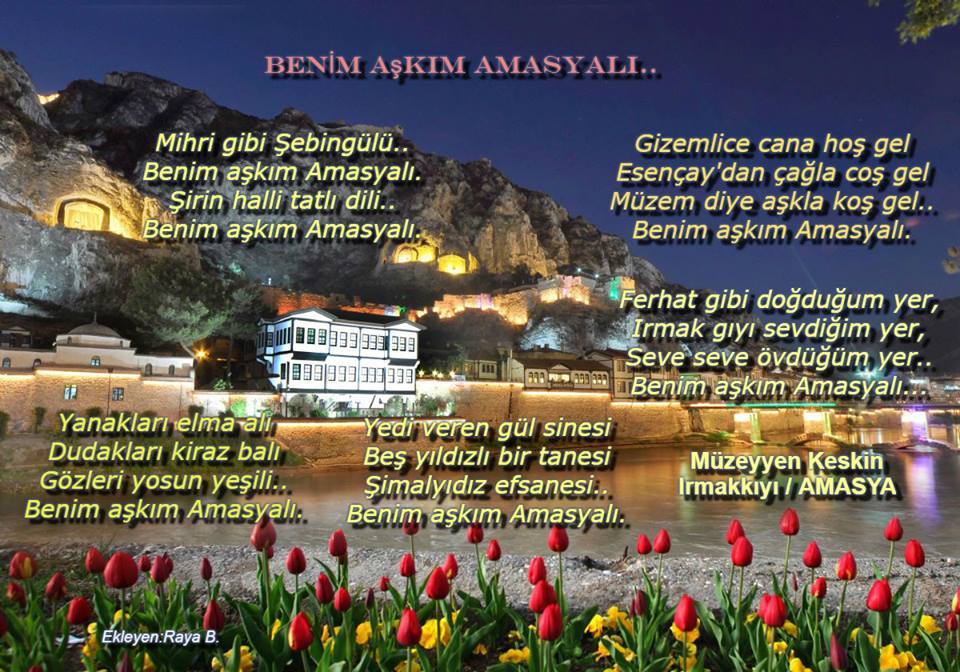 Benim Aşkım Amasyalı bestelendi...