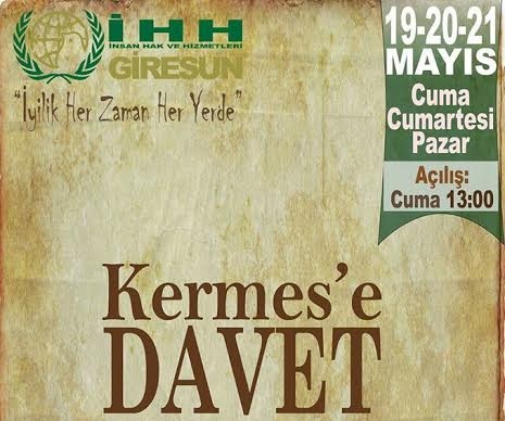 İHH' den Kermese Davet