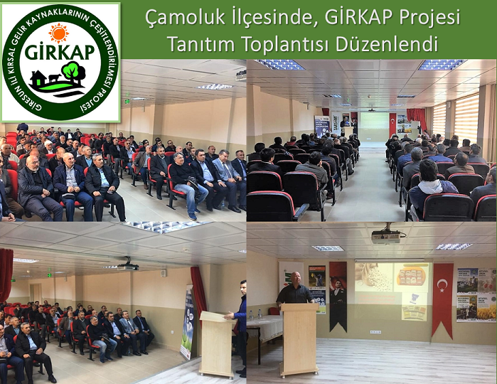 Çamoluk’ta GİRKAP Projesi Tanıtım Toplantısı Düzenlendi