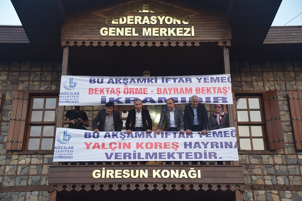 İftar Sofrası Fındık Bahçesine Kuruldu