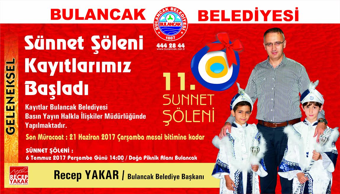 Bulancak Belediyesi 11. Sünnet Şöleni Kayıtları başladı